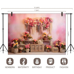 LB1158 Boho Theme Backdrop | RTS