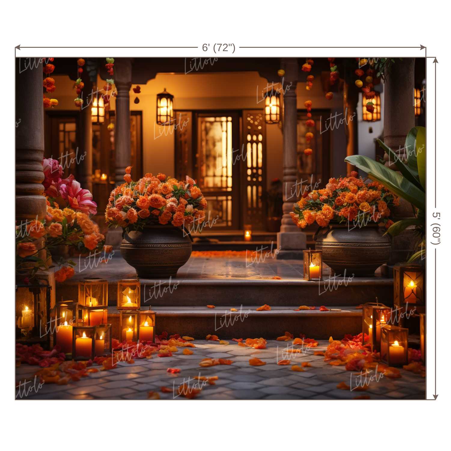 LB1182 Festivals and Seasons Diwali Backdrop