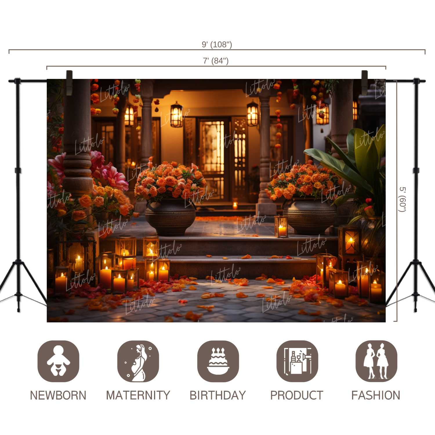 LB1182 Festivals and Seasons Diwali Backdrop