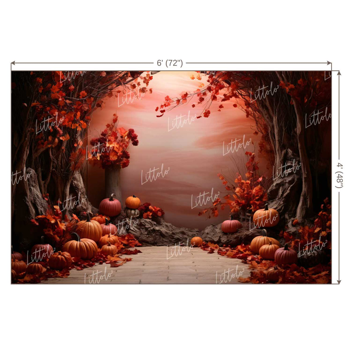 LB1186 Festivals and Seasons Autumn Backdrop