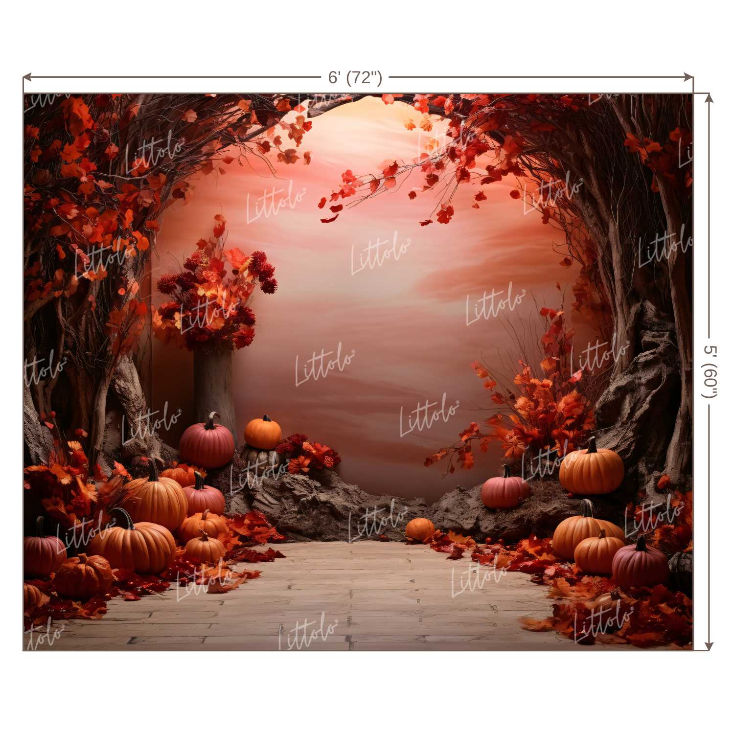 LB1186 Festivals and Seasons Autumn Backdrop