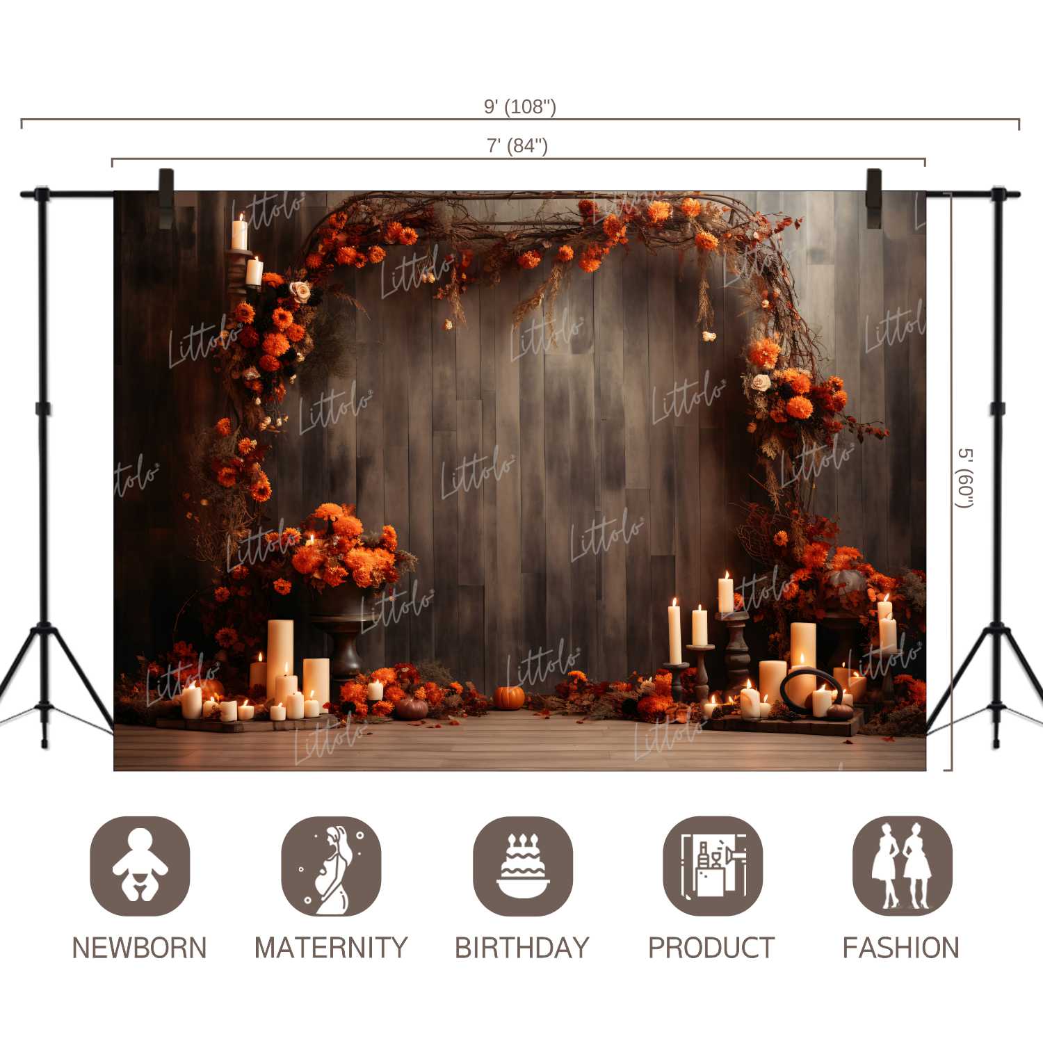 LB1193 Festivals and Seasons Autumn Backdrop