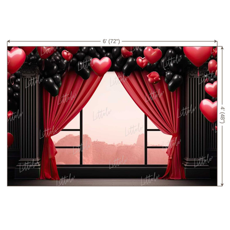 LB1196 Valentine's Day Backdrop