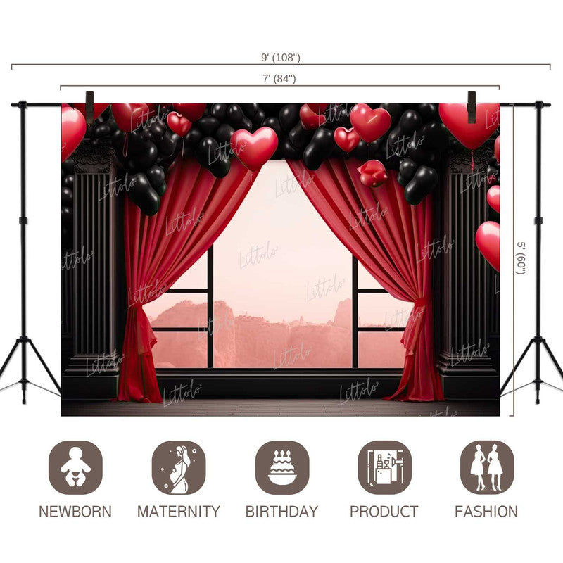 LB1196 Valentine's Day Backdrop