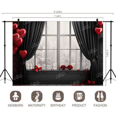 LB1197 Valentine's Day Backdrop