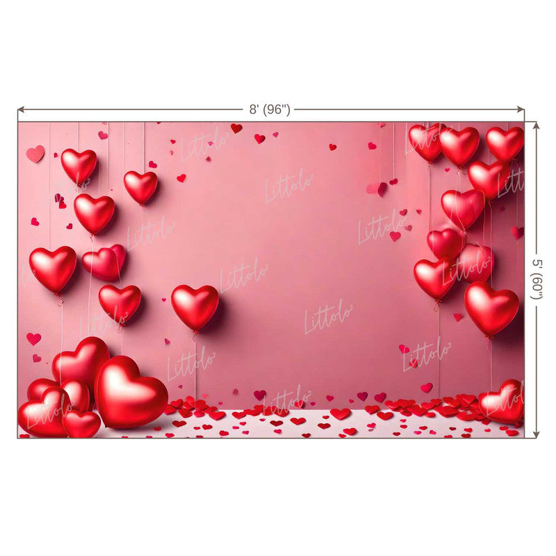 LB1199 Valentine's Day Backdrop