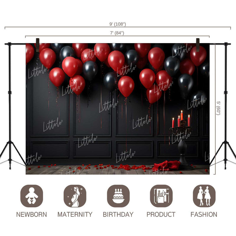 LB1200 Valentine's Day Backdrop