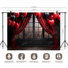 LB1201 Valentine's Day Backdrop