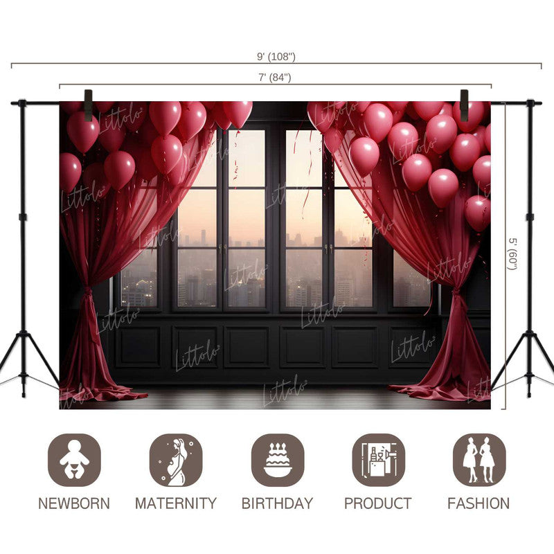 LB1202 Valentine's Day Backdrop