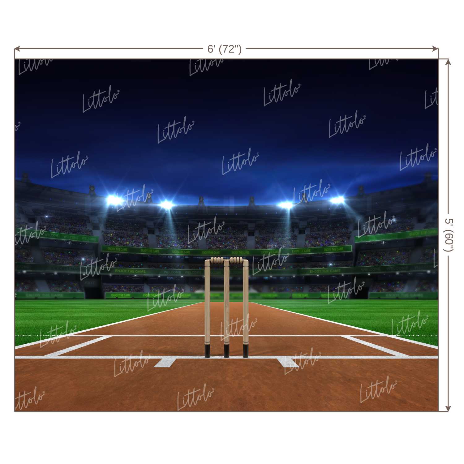 LB1203 Cake Smash and Themed Drops Sports / Game Backdrop