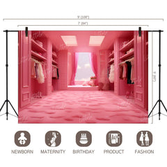 LB1207 Cake Smash and Themed Drops Fashion / Wardrobe Backdrop