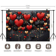 LB1213 Valentine's Day Backdrop