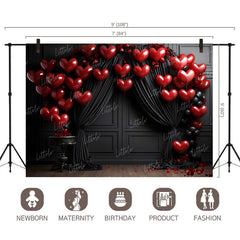 LB1216 Valentine's Day Backdrop