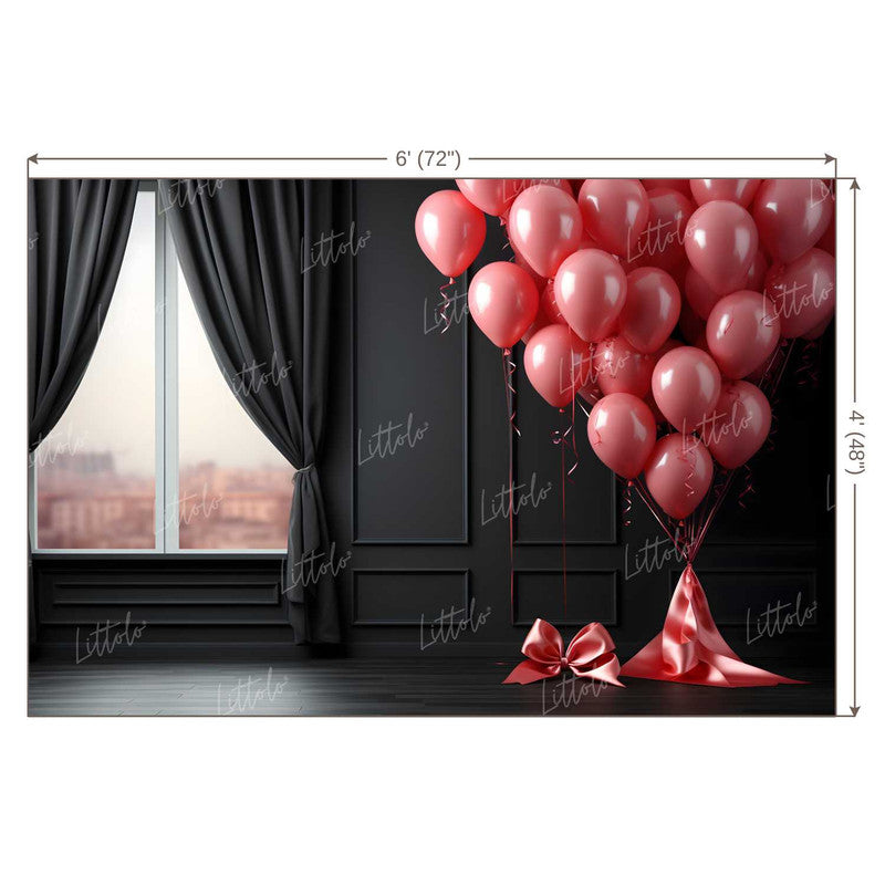 LB1217 Valentine's Day Backdrop