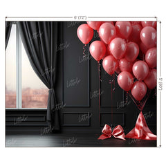 LB1217 Valentine's Day Backdrop