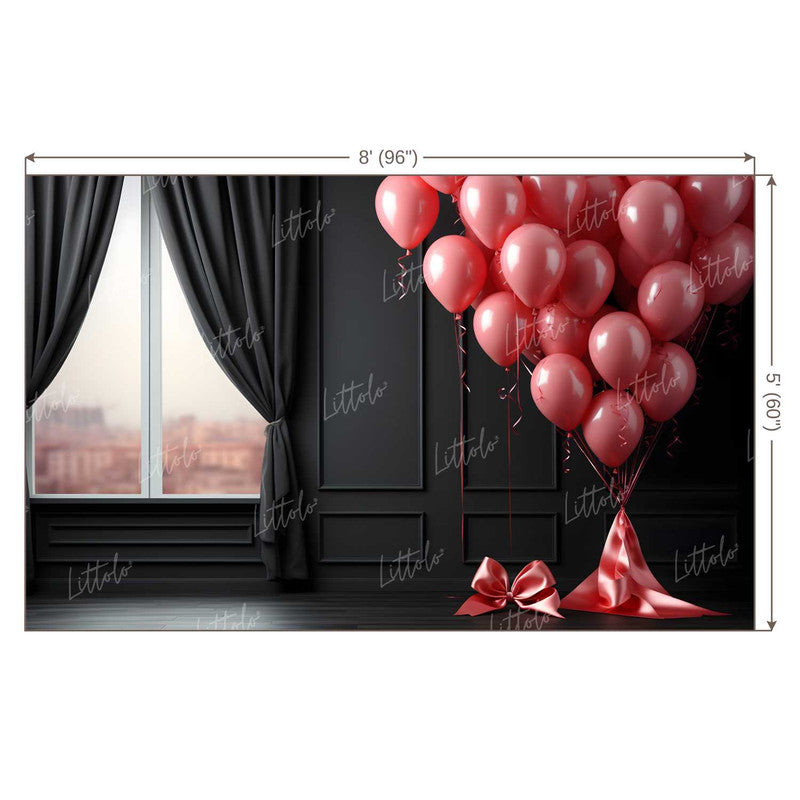 LB1217 Valentine's Day Backdrop