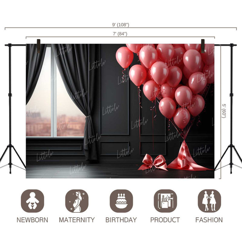 LB1217 Valentine's Day Backdrop