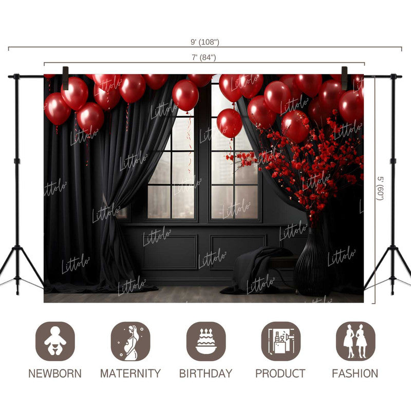 LB1221 Valentine's Day Backdrop