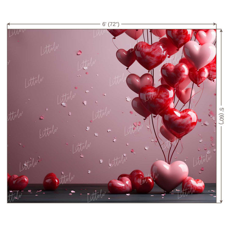 LB1222 Valentine's Day Backdrop