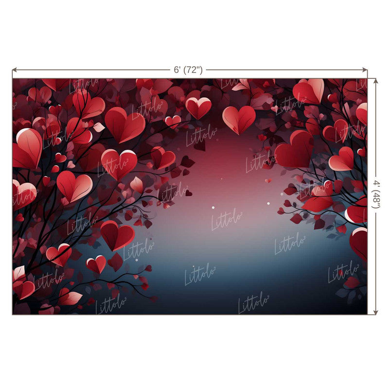 LB1223 Valentine's Day Backdrop