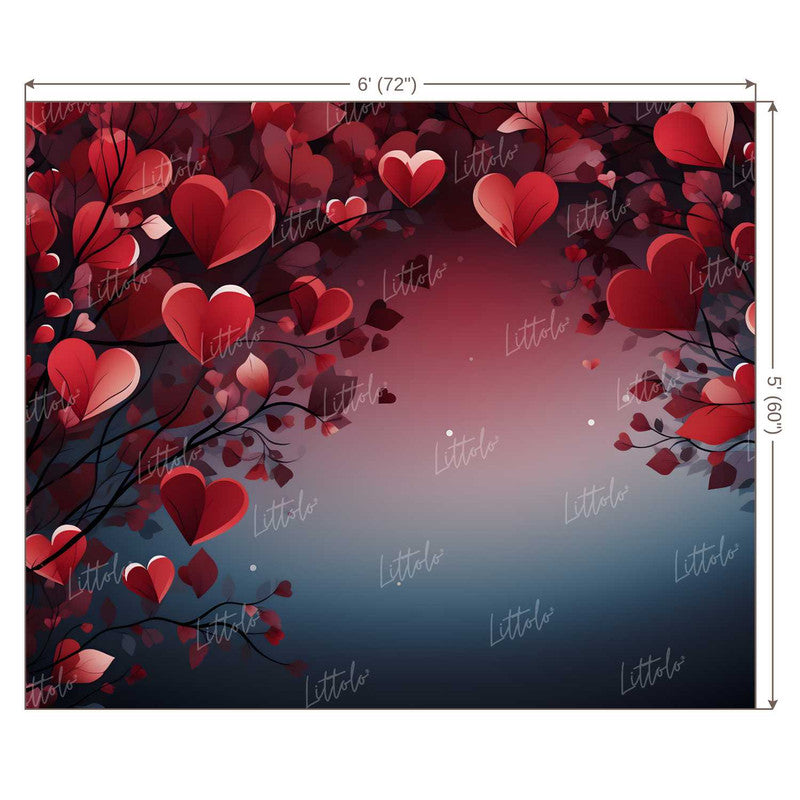 LB1223 Valentine's Day Backdrop