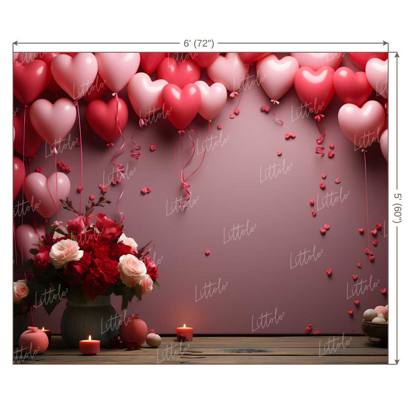 LB1224 Valentine's Day Backdrop