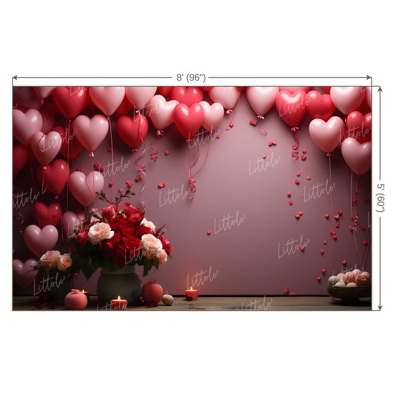 LB1224 Valentine's Day Backdrop