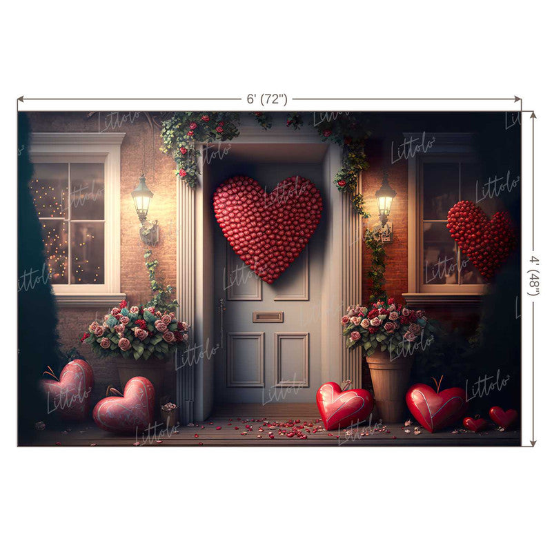 LB1227 Valentine's Day Backdrop