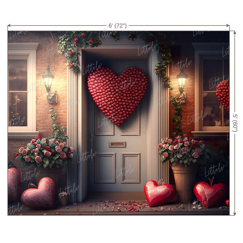 LB1227 Valentine's Day Backdrop