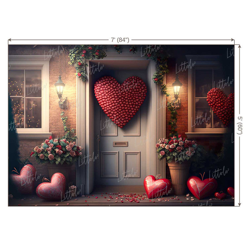 LB1227 Valentine's Day Backdrop