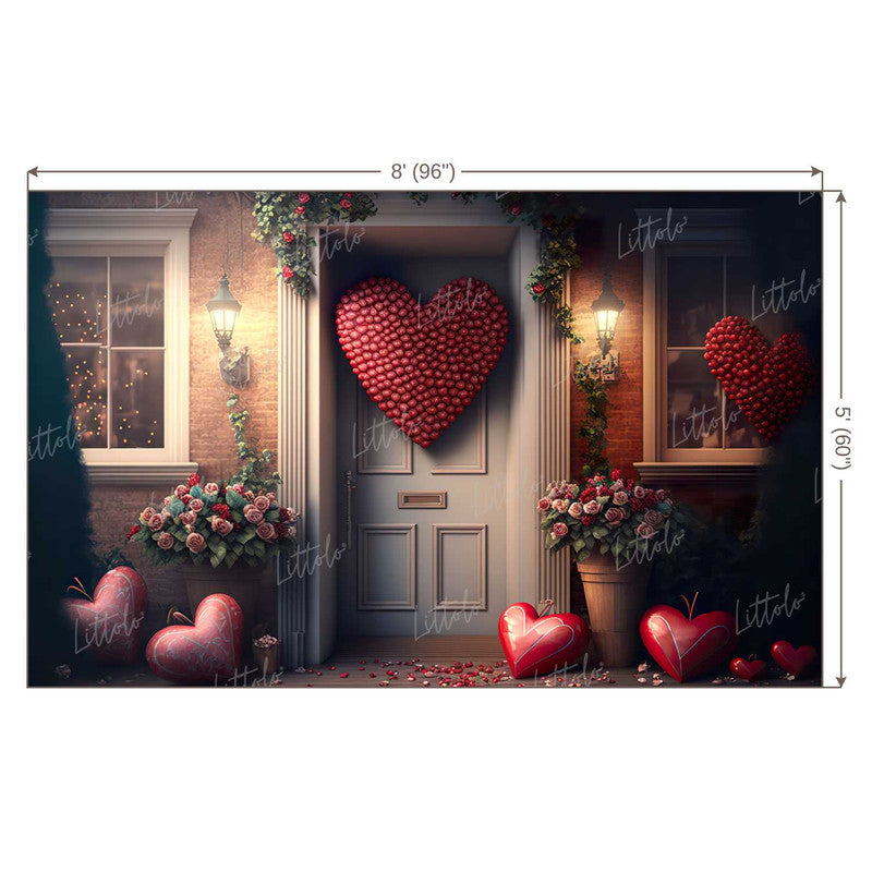 LB1227 Valentine's Day Backdrop