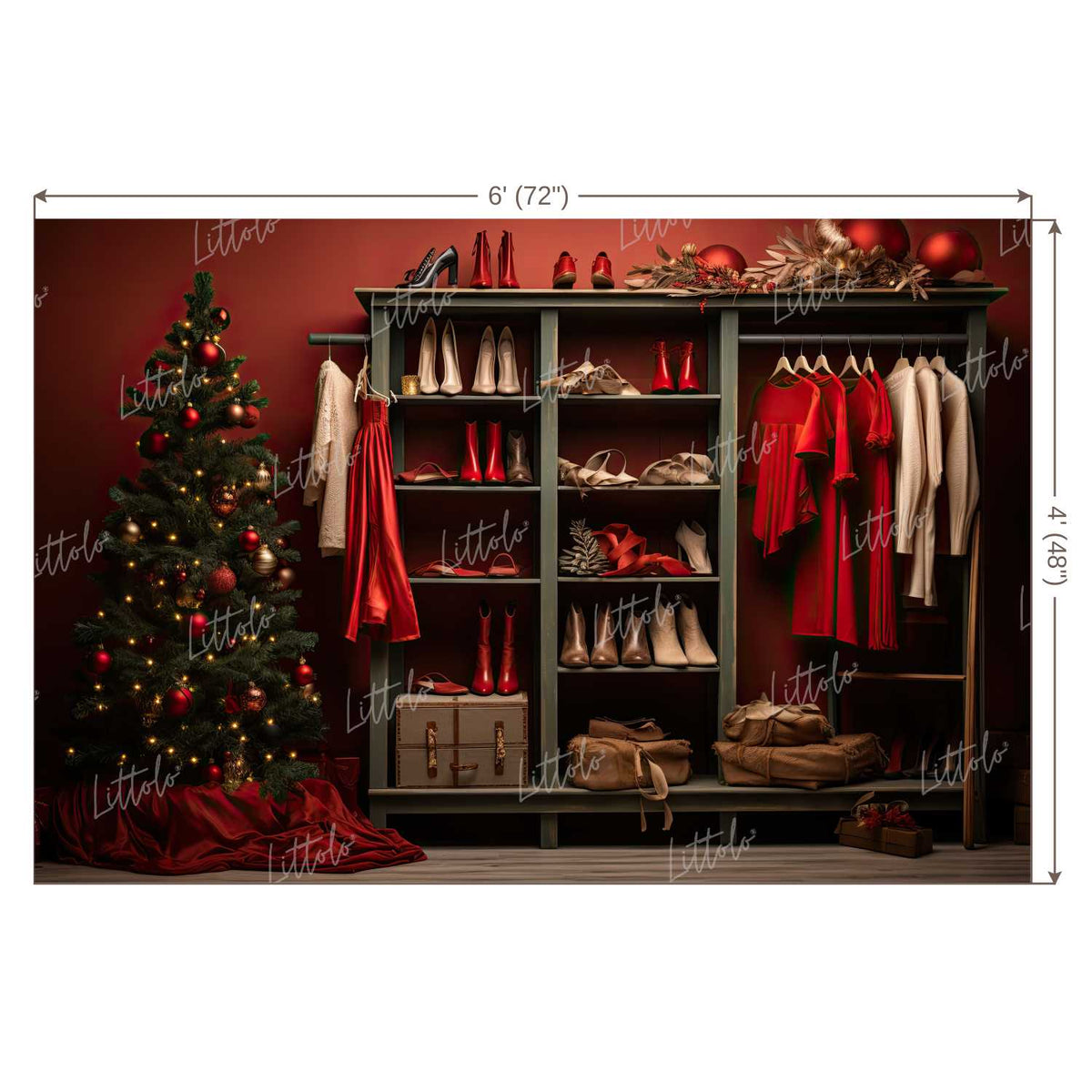 LB1230 Festivals and Seasons Christmas Backdrop