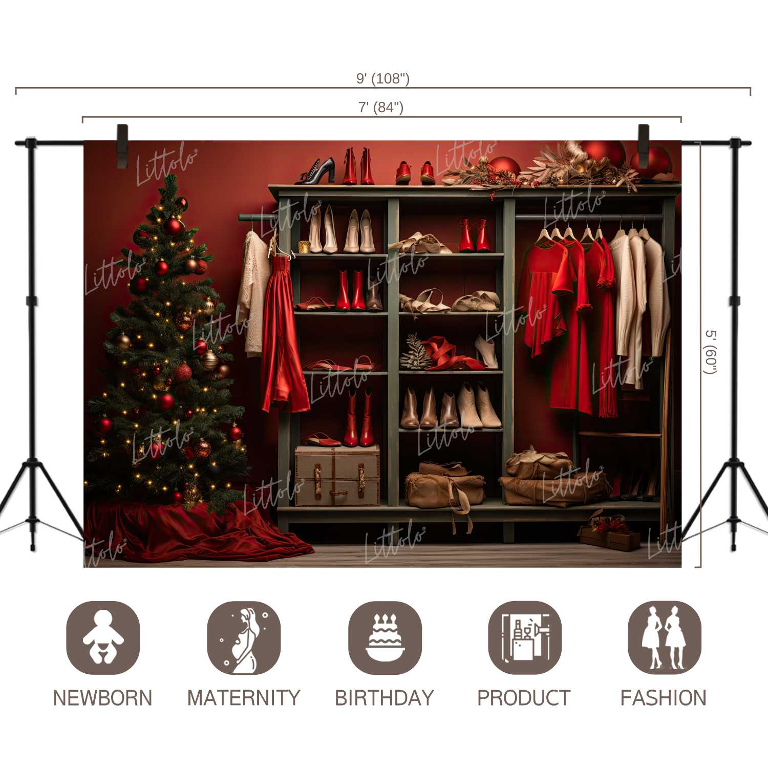 LB1230 Festivals and Seasons Christmas Backdrop