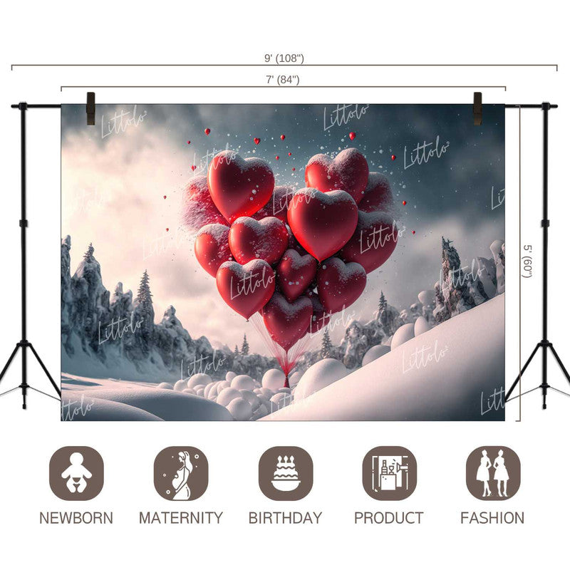 LB1231 Valentine's Day Backdrop