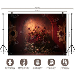 LB1234 Floral and Fine Art Backdrop