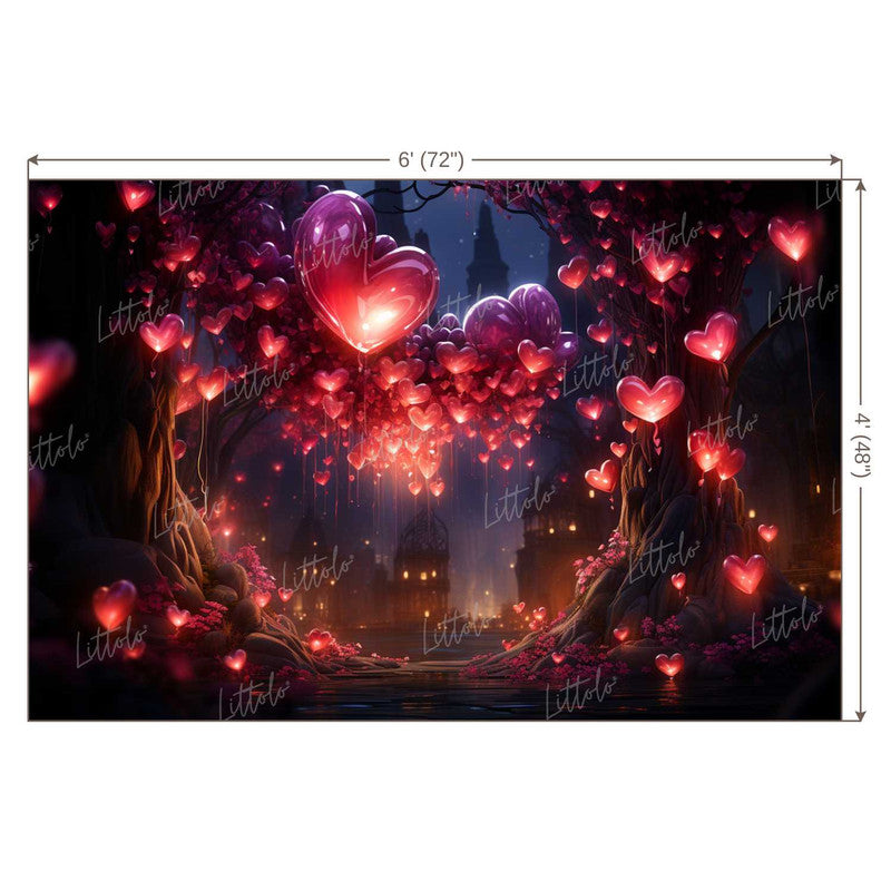 LB1235 Valentine's Day Backdrop