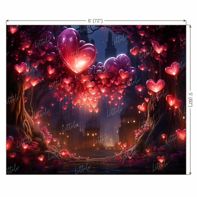 LB1235 Valentine's Day Backdrop