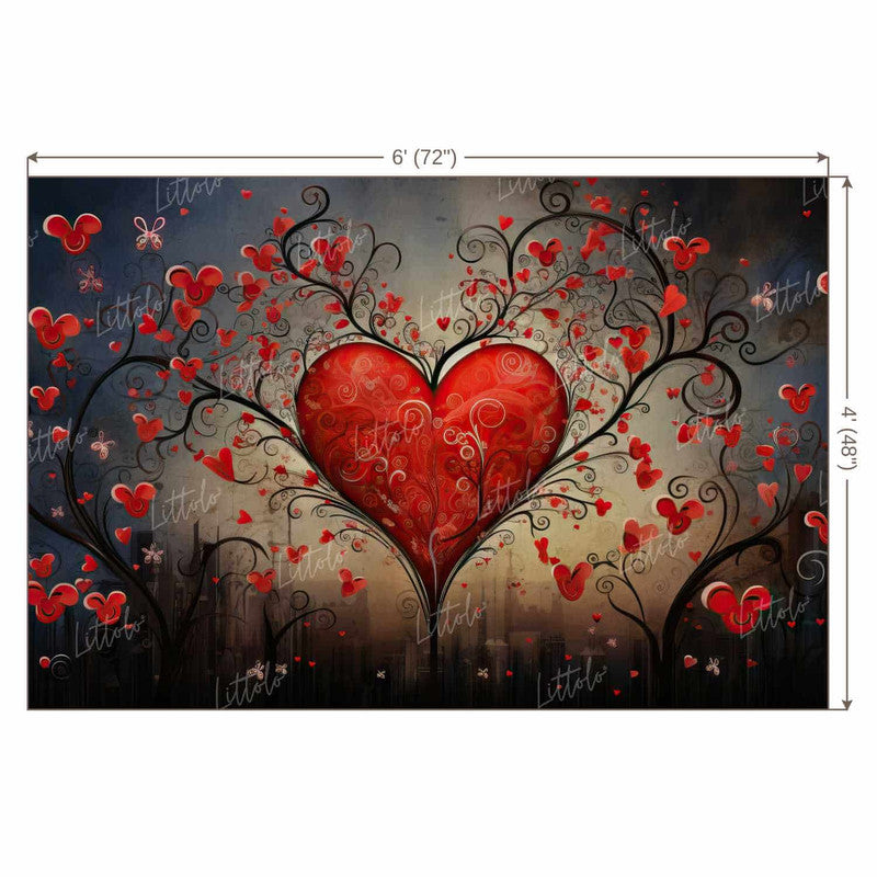 LB1238 Valentine's Day Backdrop