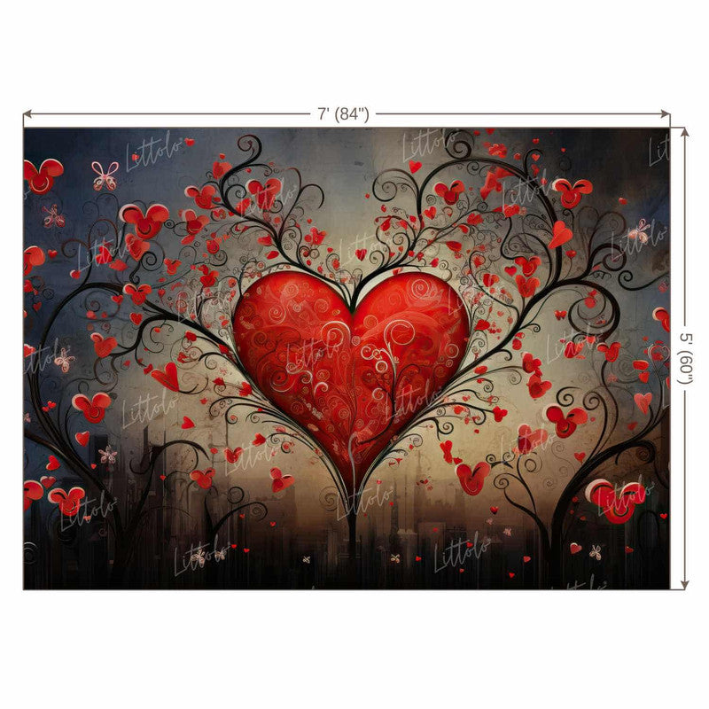 LB1238 Valentine's Day Backdrop