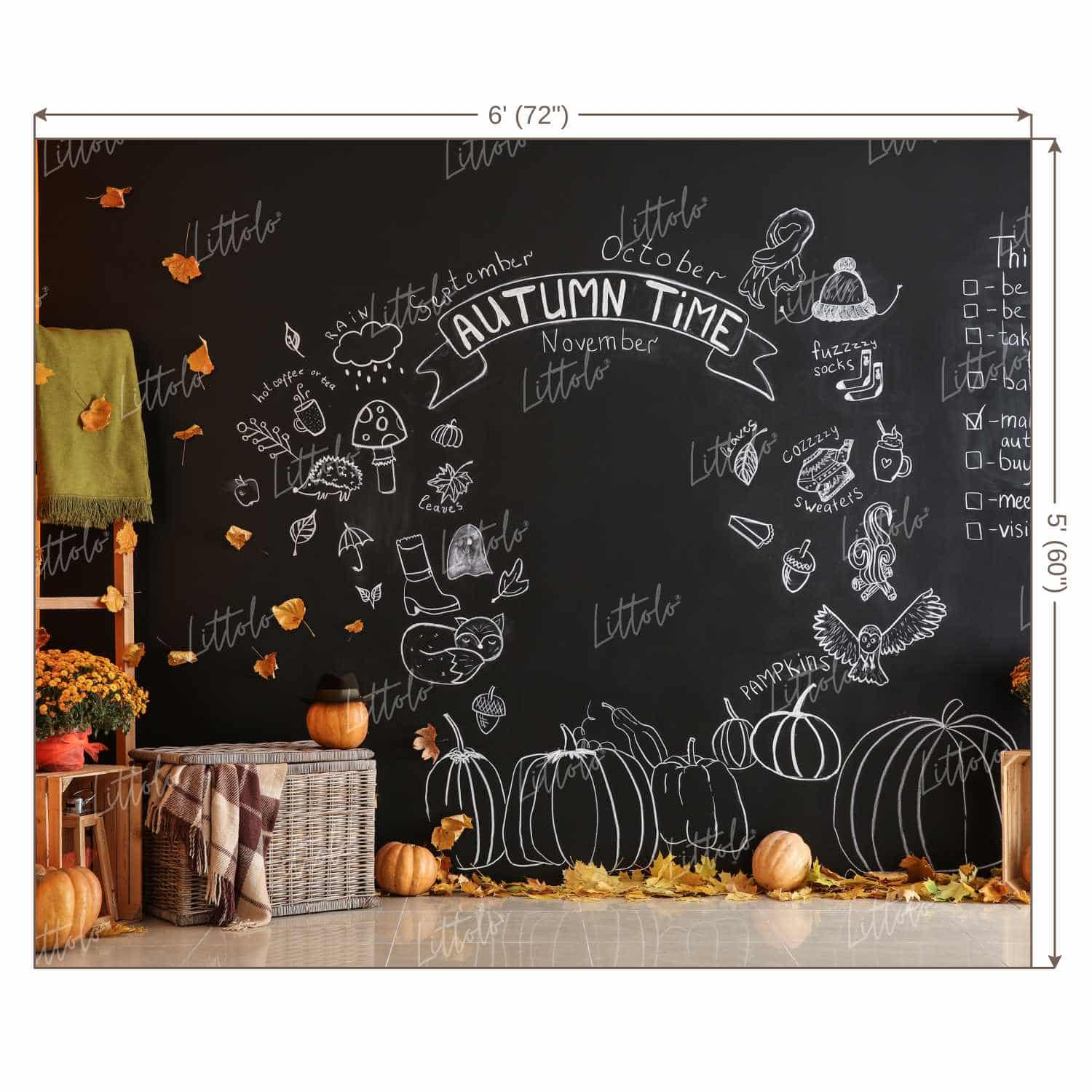 LB1239 Festivals and Seasons Autumn Backdrop