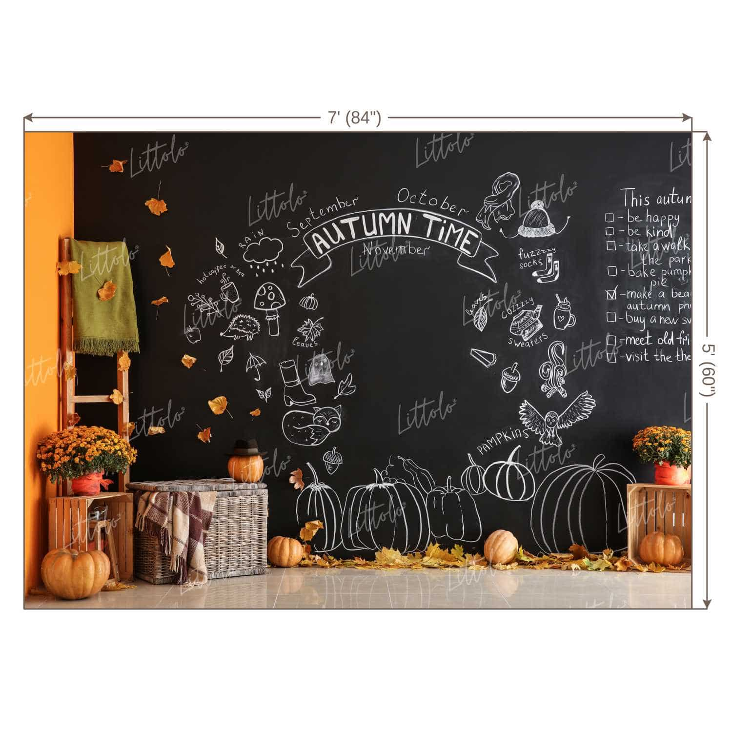 LB1239 Festivals and Seasons Autumn Backdrop