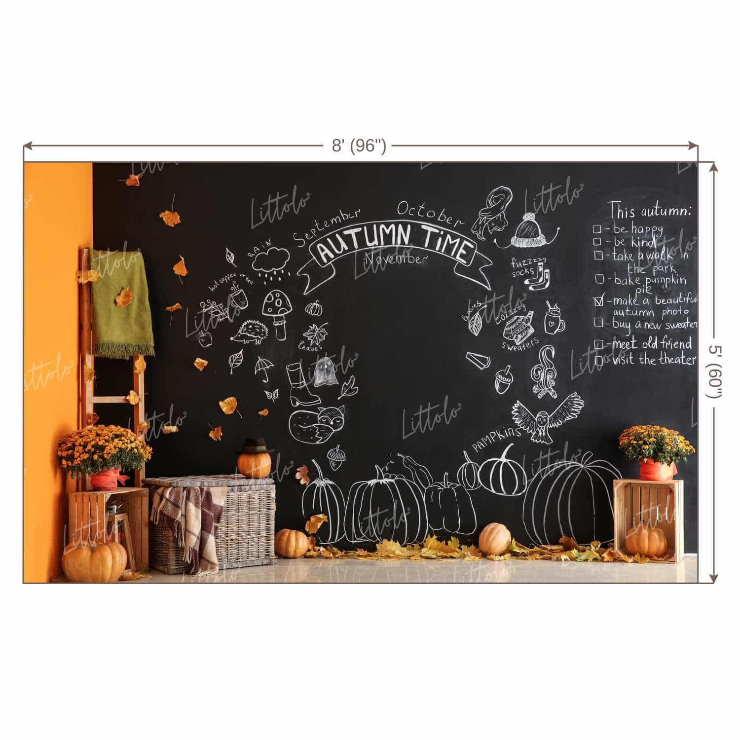 LB1239 Festivals and Seasons Autumn Backdrop