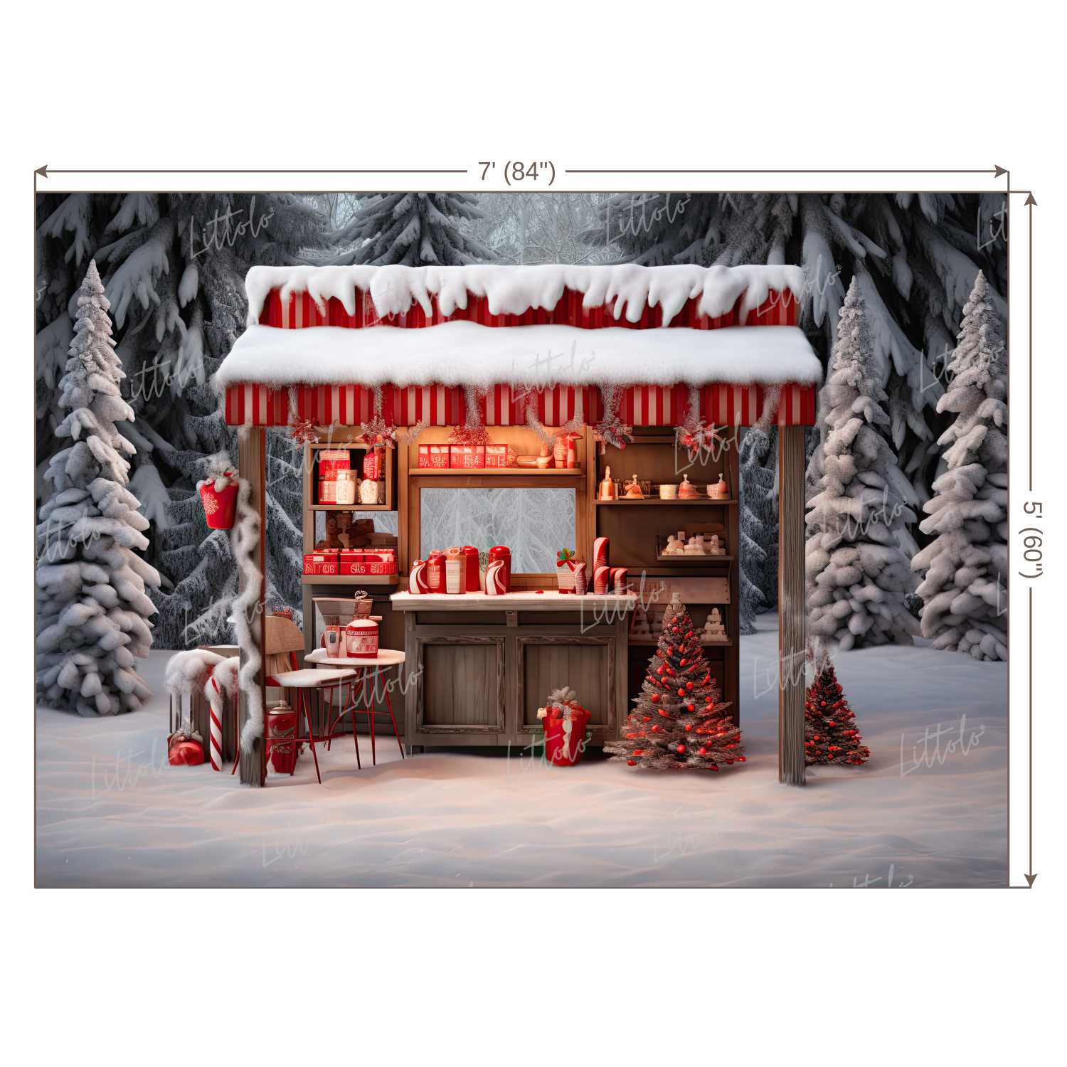 LB1241 Festivals and Seasons Christmas Backdrop