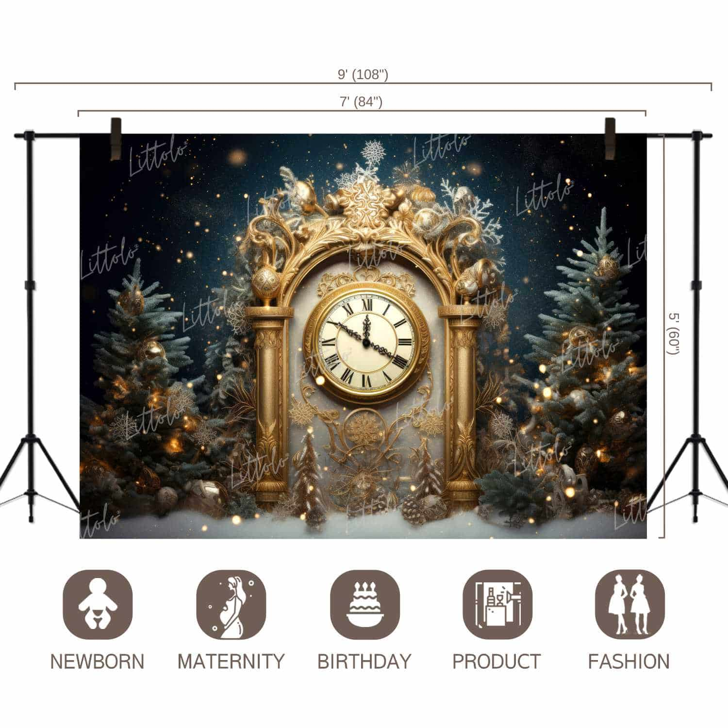 LB1246 Festivals and Seasons New Year Backdrop