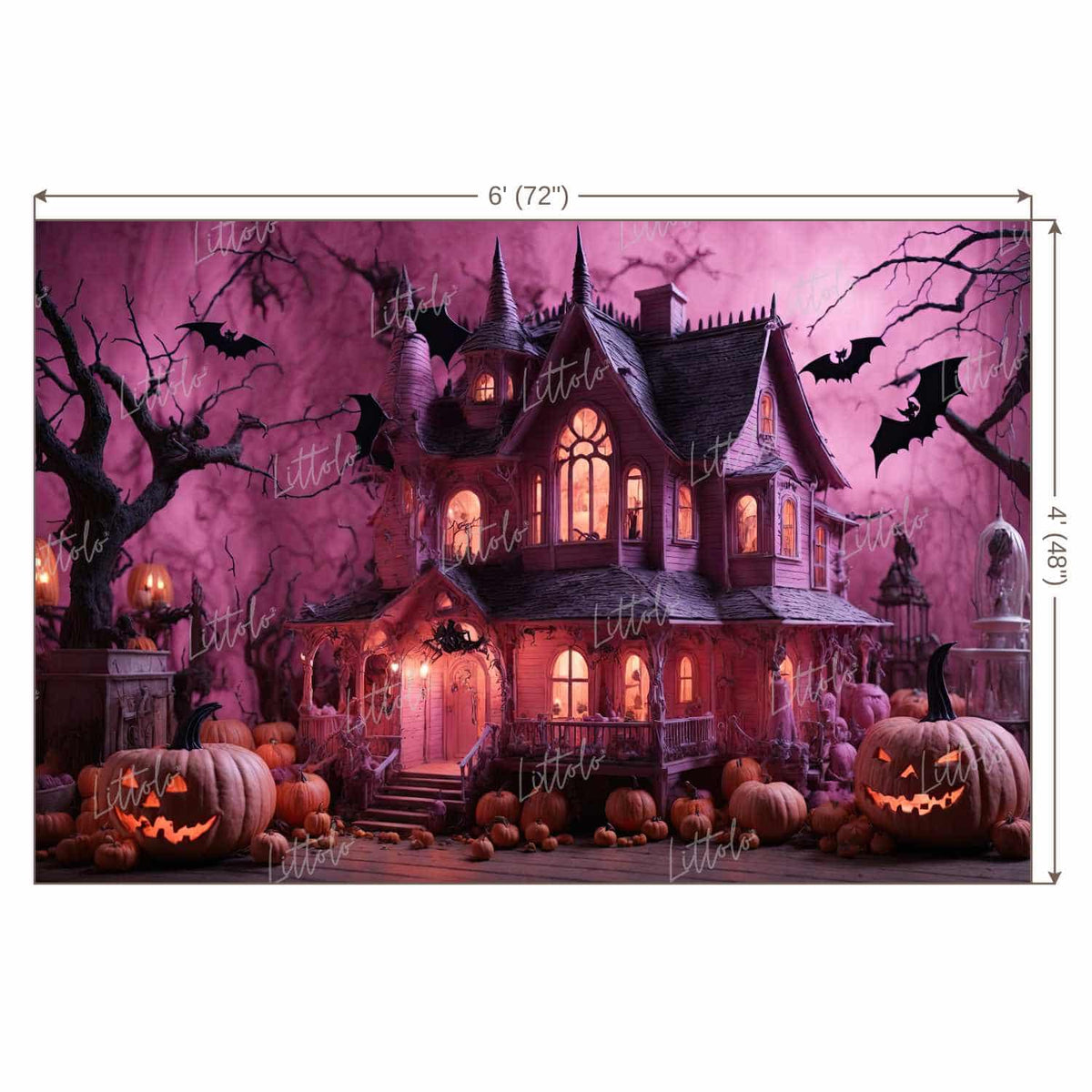 LB1248 Festivals and Seasons Halloween Backdrop