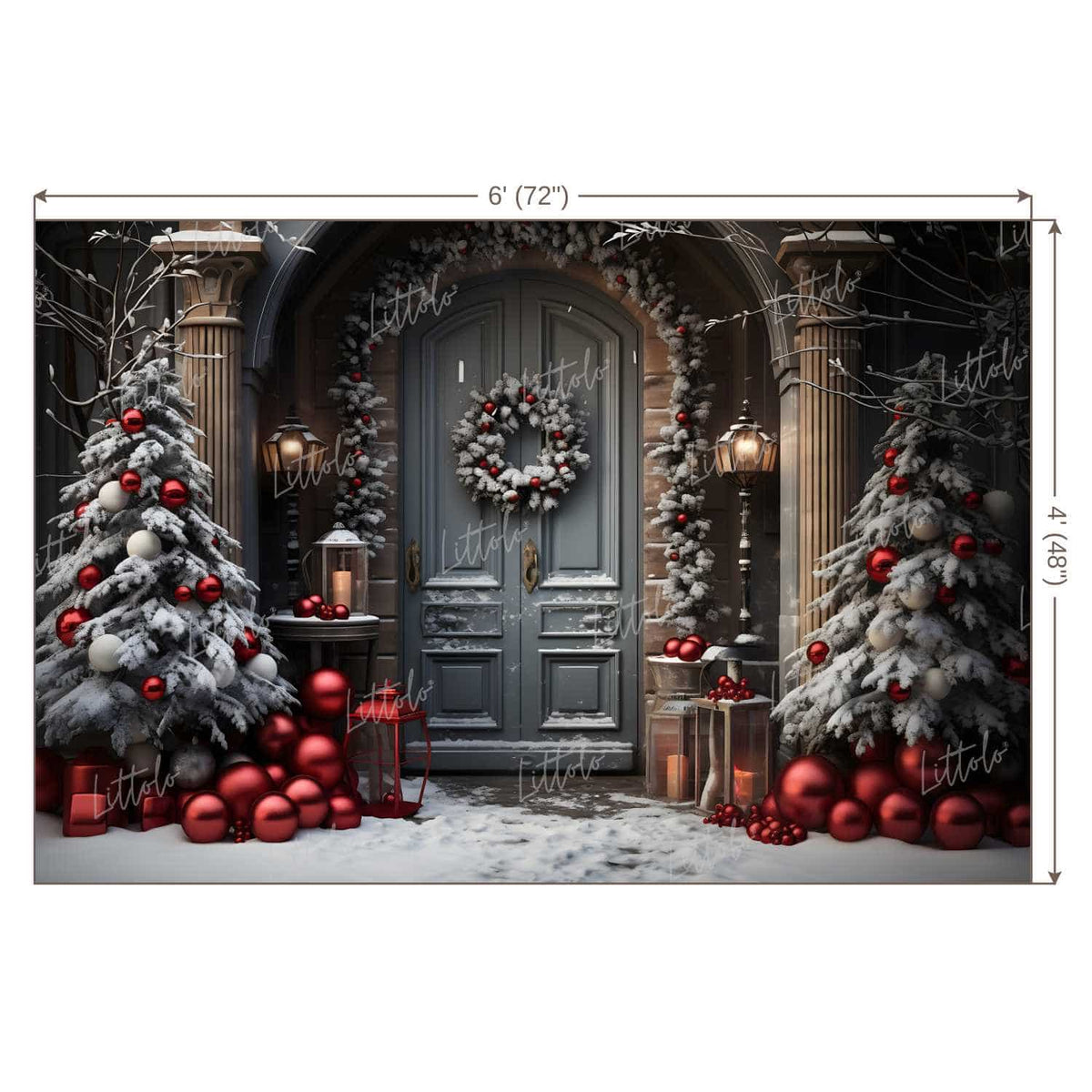 LB1249 Festivals and Seasons Christmas Backdrop