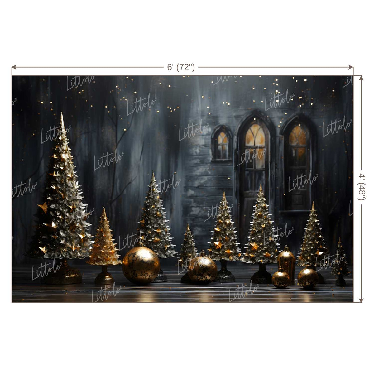 LB1250 Festivals and Seasons Christmas Backdrop