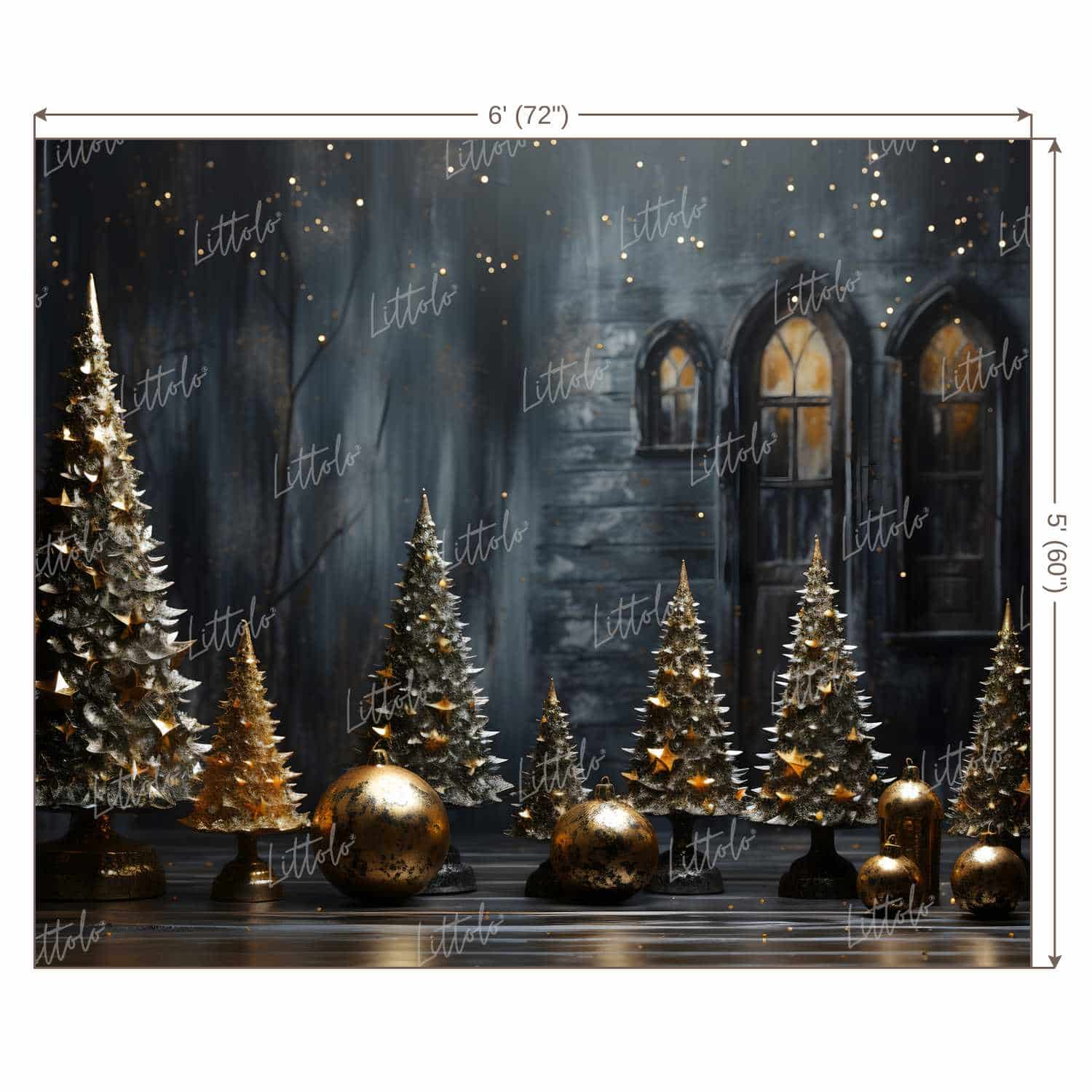 LB1250 Festivals and Seasons Christmas Backdrop