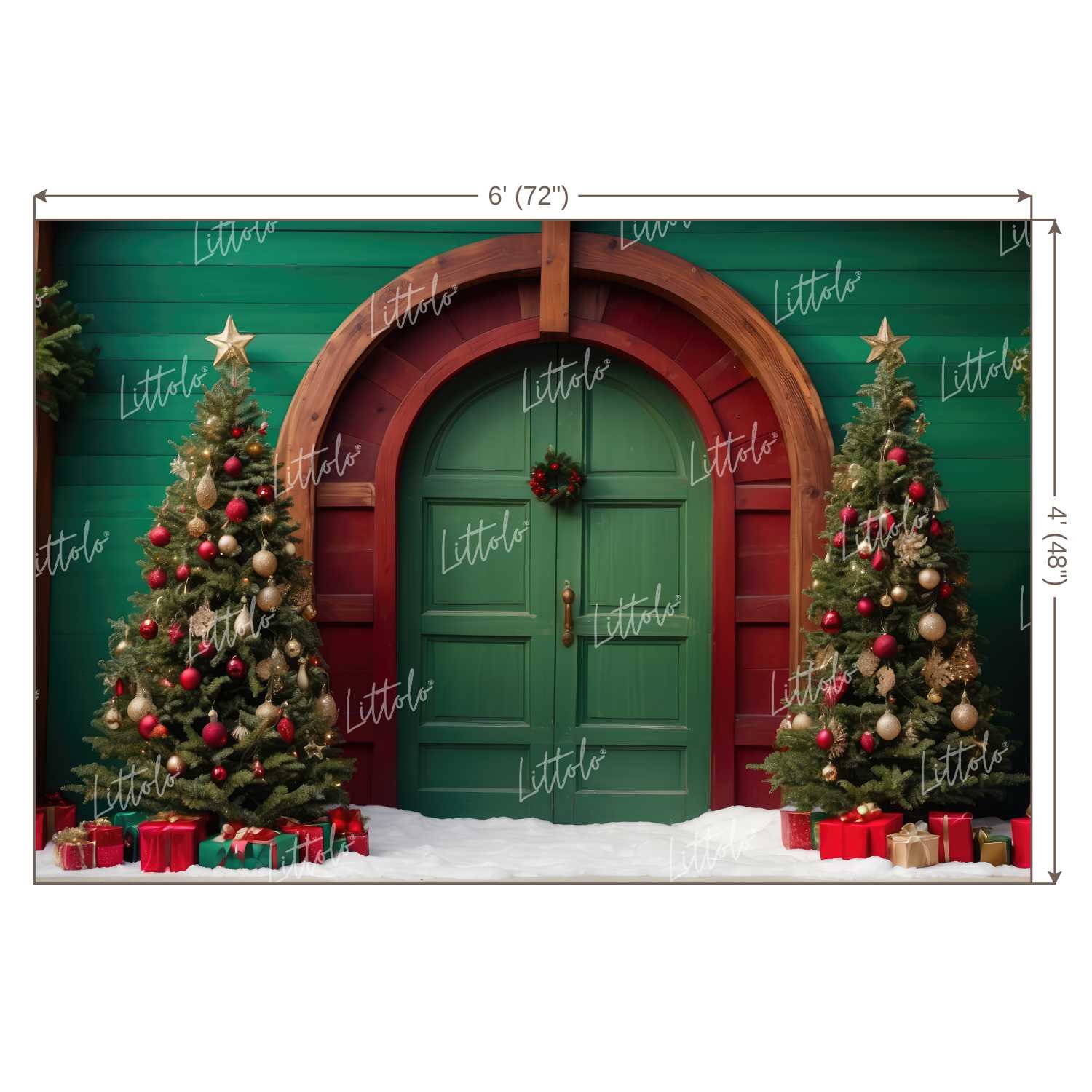 LB1252 Festivals and Seasons Christmas Backdrop