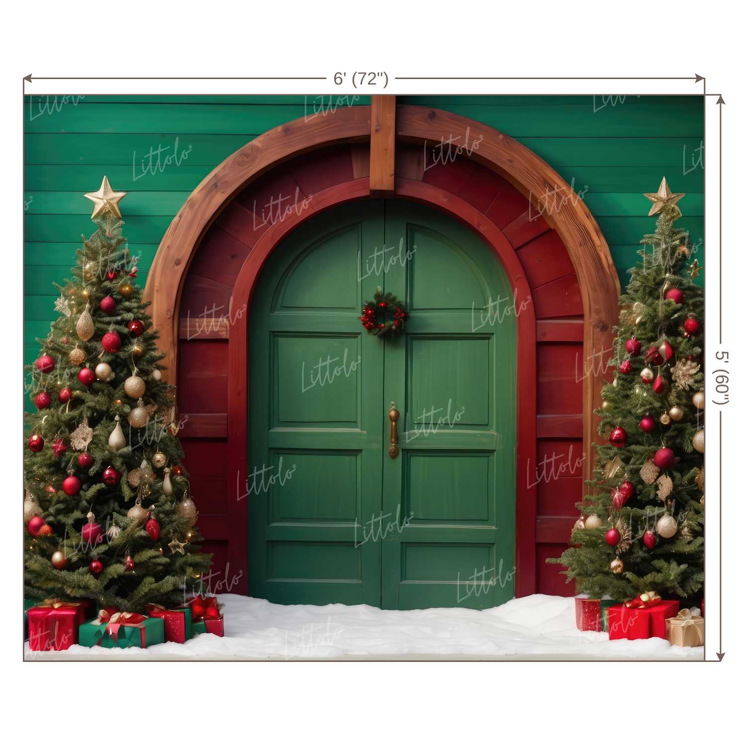 LB1252 Festivals and Seasons Christmas Backdrop